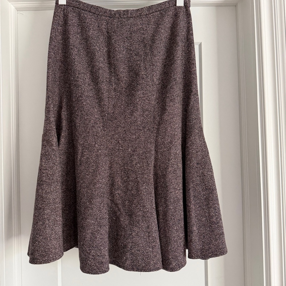Jones New York Plum Heather A-Line Skirt